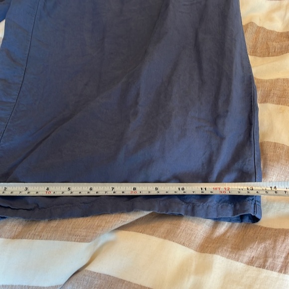 Uniqlo linen blend one piece Jumpsuit Blue Oversized flowy relaxed Size S - Picture 12 of 13